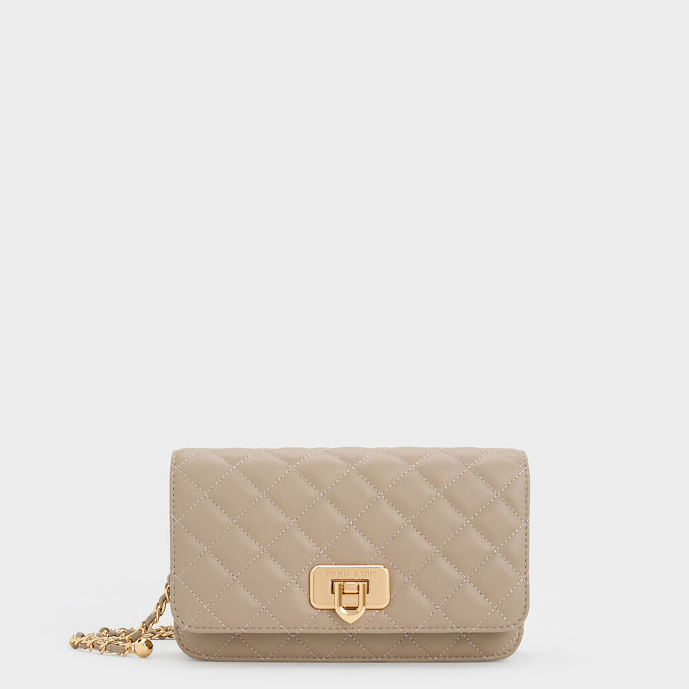 Cressida 菱格鍊條手拿包