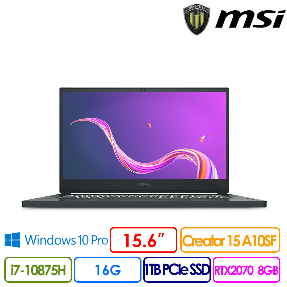 ●螢幕：15.6吋 FHD ●處理器：Intel 第10代 Core i7-10875H 八核心 2.30GHz(16M Cache, up to 5.1GHz)●記憶體：16GB DDR4●硬碟：1