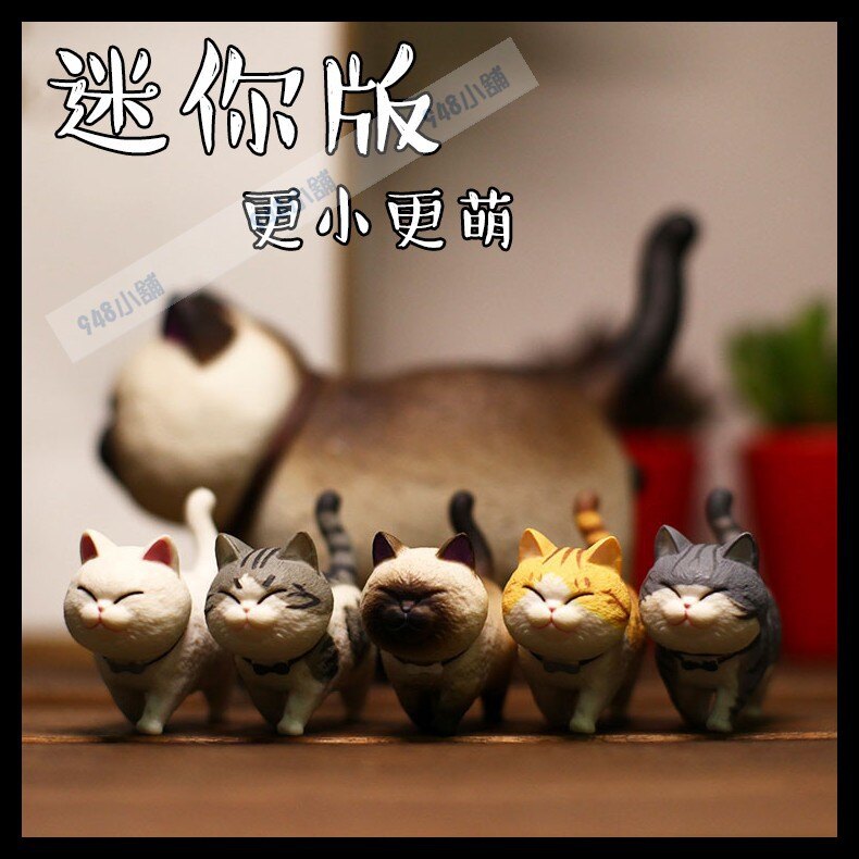 貓鈴鐺 不二馬大叔 迷你貓鈴鐺 可愛公仔 鈴鐺貓 扭蛋 可轉頭