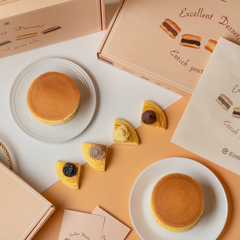 【下午茶禮盒】BIG銅鑼燒禮盒 舒芙蕾口感 四種口味一次滿足