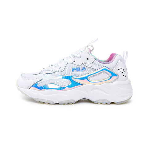 FILA RAY TRACER復古運動鞋-炫彩銀 5-C103V-199