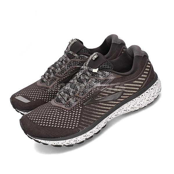 版型正常 避震緩衝象限 透氣網布 全腳掌分段式防震墊 咖啡色