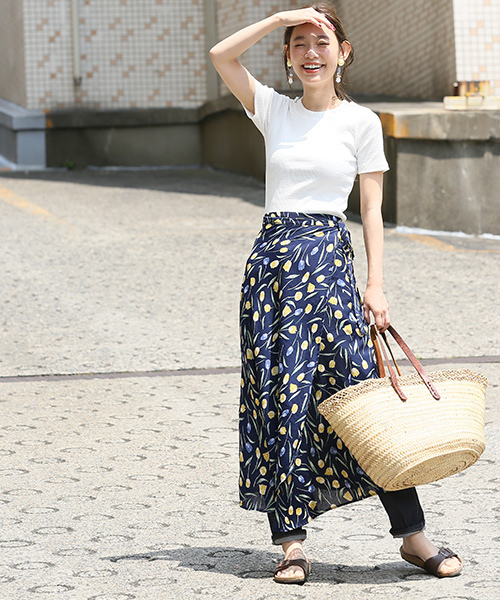 本季日本最IN時髦裙款「Wrap Skirt」！為夏日演繹出優雅的日系個性4