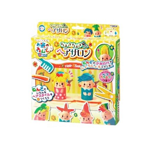 日本銀鳥 - 銀鳥無毒純米黏土-小小髮型設計師4色組(附模具)