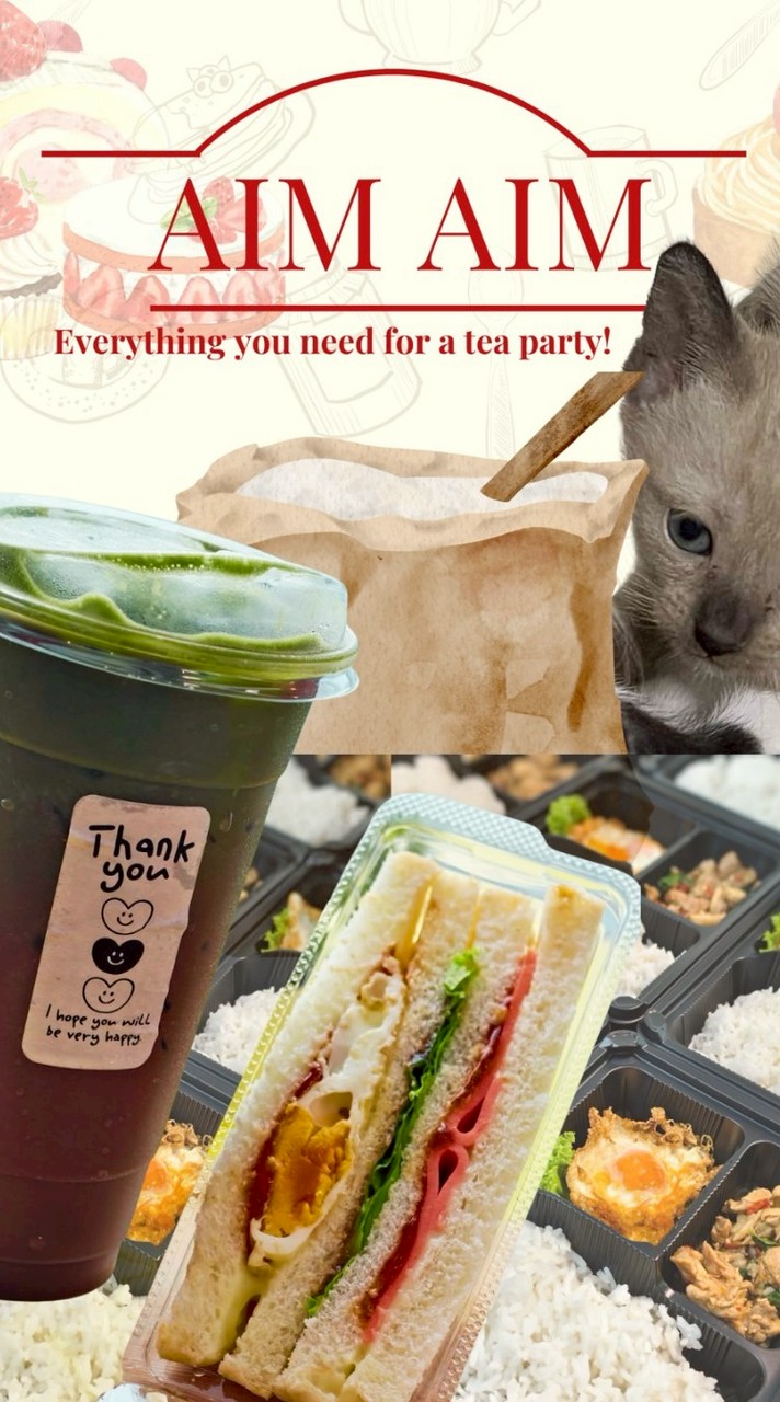 อิ่มเอม "ร้านP'เอม ชั้น4"🥪🧋🥤🍫🍳🥖🍚