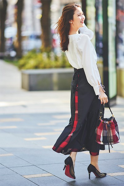 4 3のコーデ 4月最初の日曜は端正なレディ服でおでかけ 美人百花デジタル