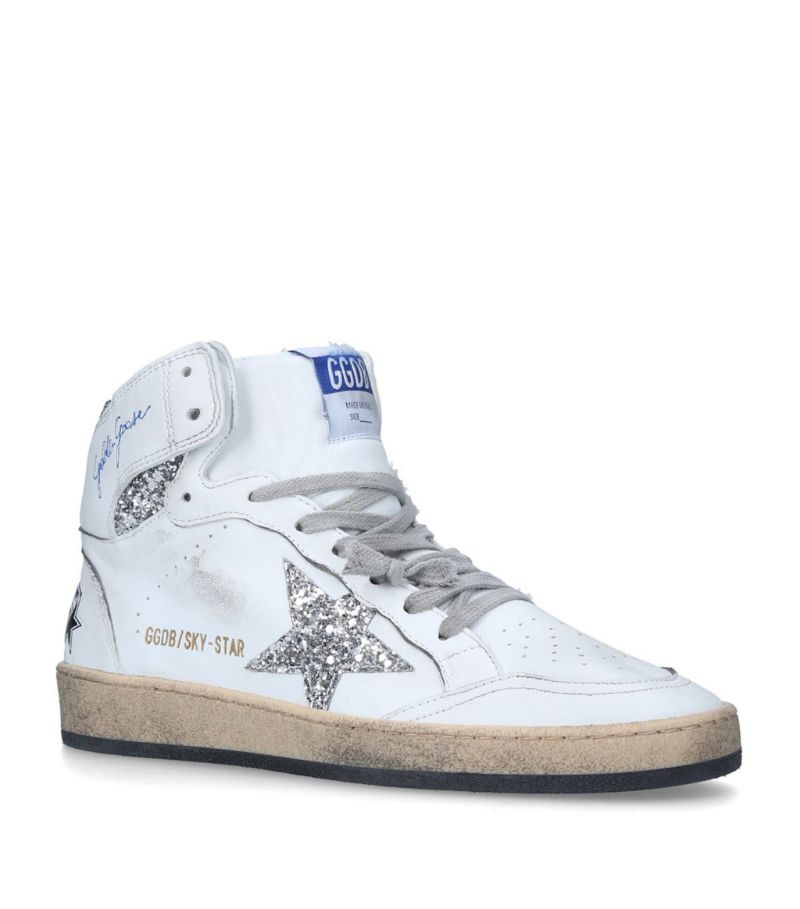 Golden Goose Sky Star High-Top Sneakers