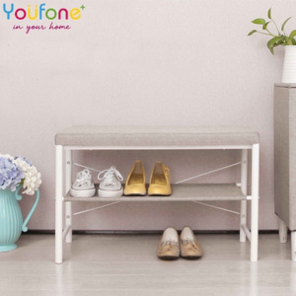 麻布質感、清新自然，高品質厚實面板，耐髒汙易清潔。，優質烤漆鐵管設計，管壁加厚，承重性強