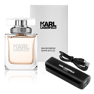 KARL LAGERFELD 卡爾同名時尚女性淡香精85ml(贈品牌行動電源)