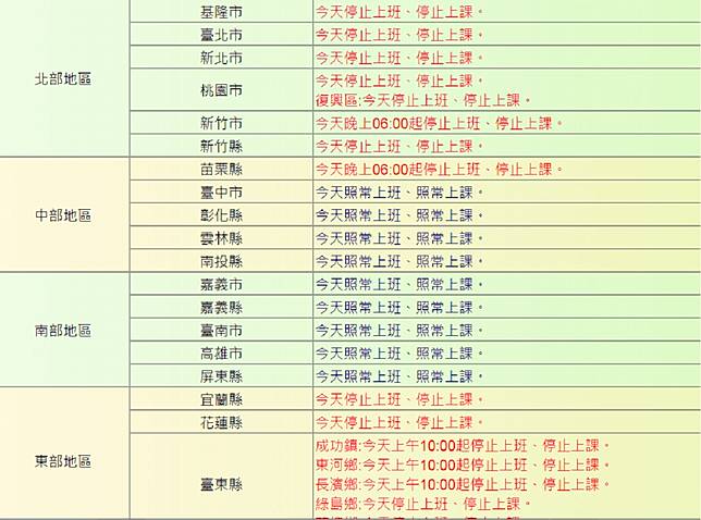 白天正常上班上課新竹市早早宣布晚上停班停課 中廣新聞網 Line Today