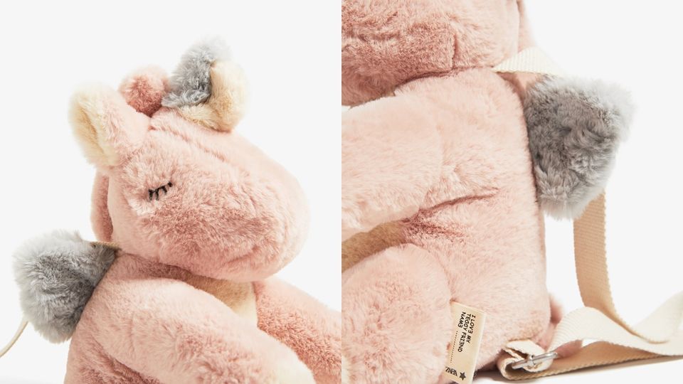 #毛絨獨角獸背包 售價NT$ 990