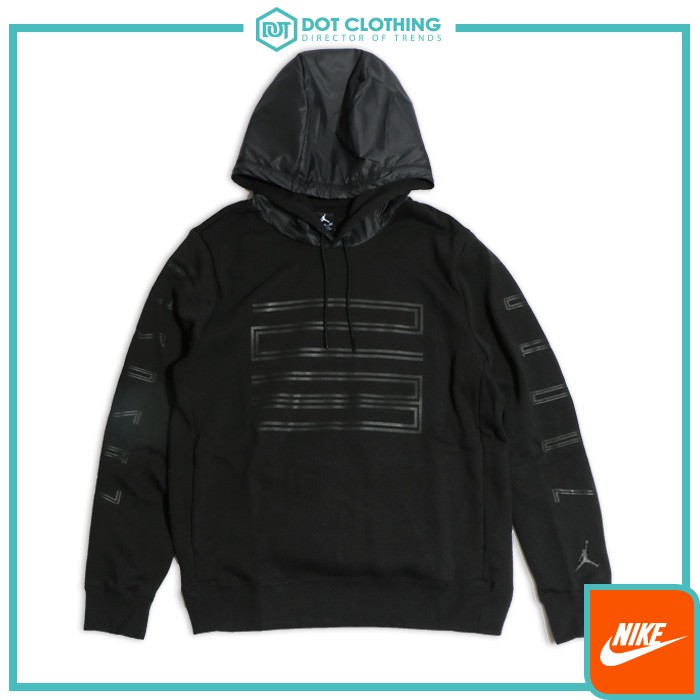 #DOT聚點 #JORDAN #SPORTSWEAR #AJ11 #HYBRID #全黑 #11代 #帽T #拼接【商品型號】908355-010【尺寸】S*1 XL*2 2XL*1【材質】【產地】中