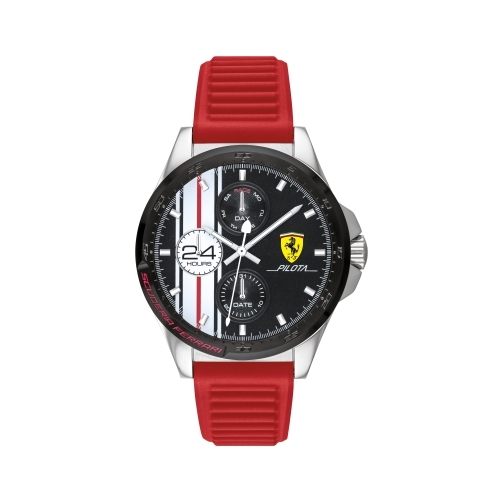 Ferrari 法拉利流行趨勢橡膠時尚腕錶/0830657