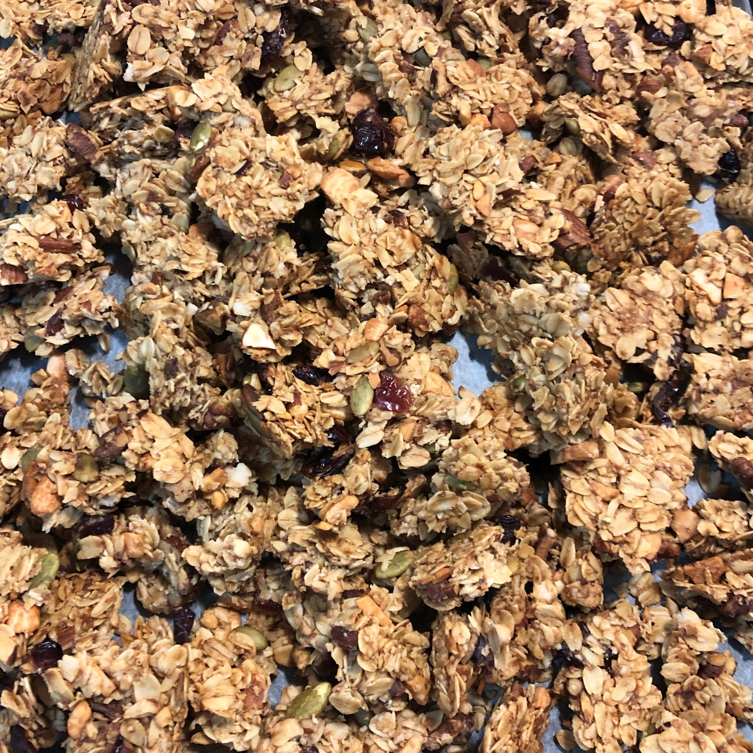 【現做】500克大包裝 ｜低糖原味綜合堅果燕麥脆片 Low Sugar Original Mix Nuts Granola