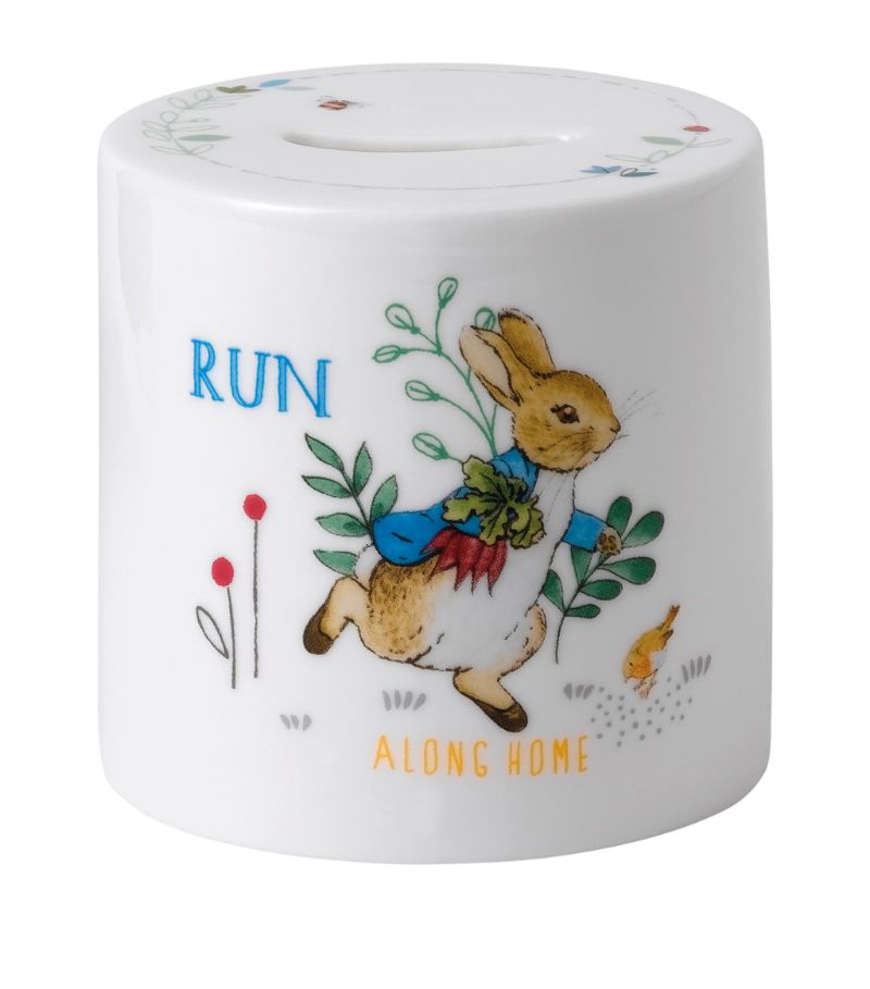 Teach little ones the practice of saving with the help of this money box from the Wedgwood Peter Rab