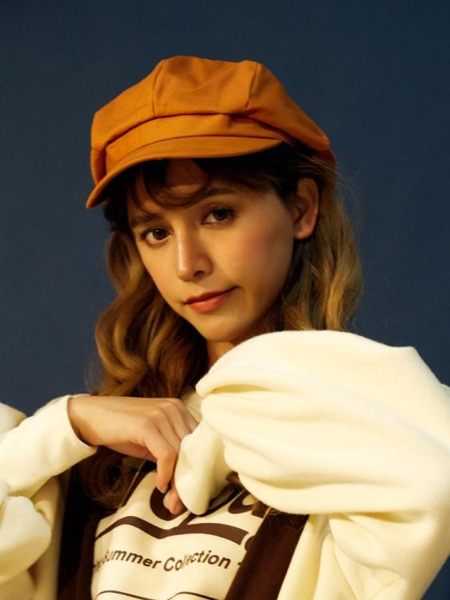 邪惡先生修臉日系純色棉麻八角帽子女夏季文藝畫家復古簡約報童帽 名購居家