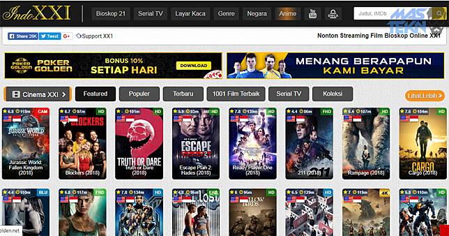 Nonton film online gratis selain di IndoXXI, Terbit21, Duniafilm21, dan  Lk21 | Hops.ID | LINE TODAY