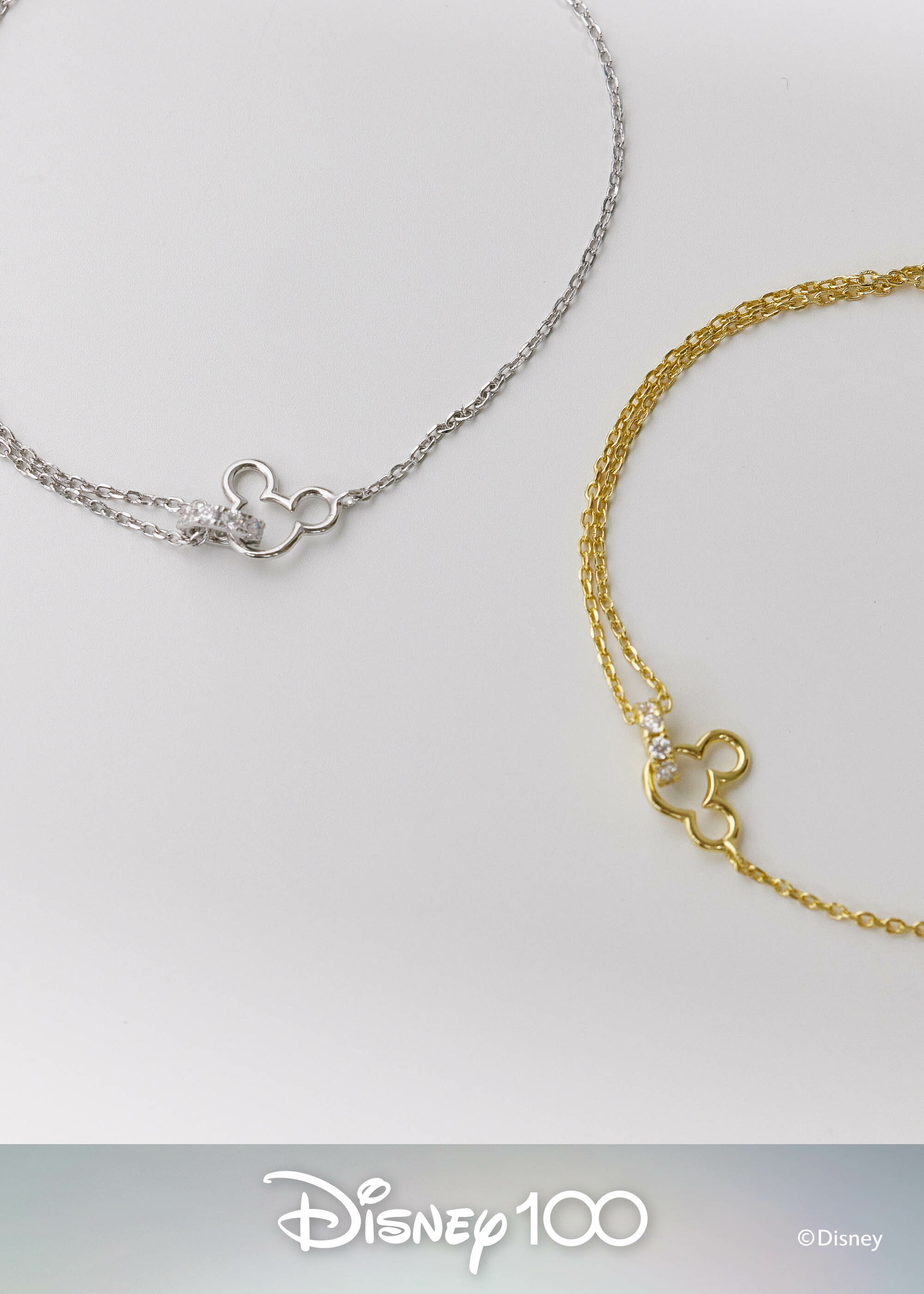 【贈禮盒】Disney 100th｜V Class米奇 ‧ 純銀手鍊
