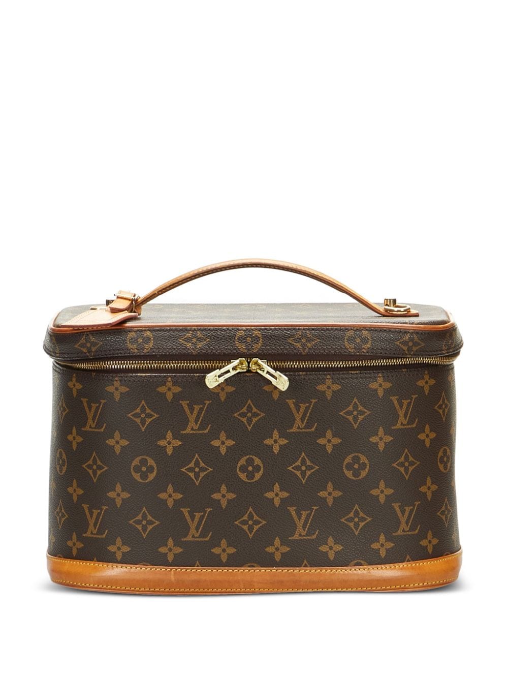 Louis Vuitton - 2004 pre-owned Nice vanity case - women - Canvas - One Size - Brown