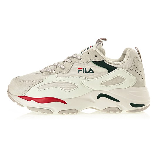 FILA - FS1SIB1460X 韓國限定款 RAY TRACER 復古 老爹鞋 休閒鞋 (卡其x紅綠) 化學原宿