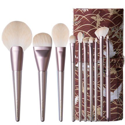 化妝刷套裝 Cerro Qreen10支新品化妝刷套裝散粉刷腮紅刷眼影刷唇刷陰影刷『TZ412』