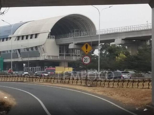 Uji Coba Lrt Jabodebek Akses Stasiun Cibubur Via Taman Rekreasi