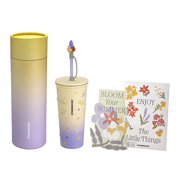 星巴克花語祝福不鏽鋼杯禮盒