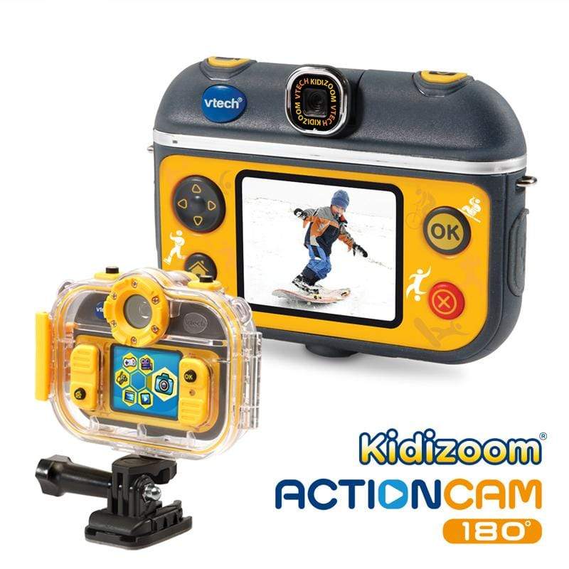 產品特色 多功能兒童戶外運動相機是一款很輕便的相機 180度旋轉鏡頭提供更多元的拍攝方式 透過不同的酷炫視覺效果，拍攝出色的照片和影片 可錄製有趣的逐格動畫、快動作影片、慢動作影片 內附全天候防水外殼