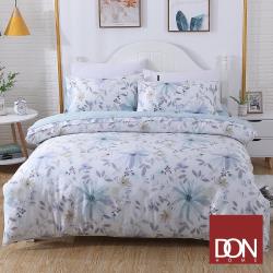 ◎絲滑柔順觸感，細膩自然光澤|◎無毒環保活性印染|◎品牌:DON種類:床包類型:兩用被床包組規格:雙人加大功能:透氣流行元素:花卉主材質:天絲材質說明:表布：100%萊賽爾(Lyocell)底布：10