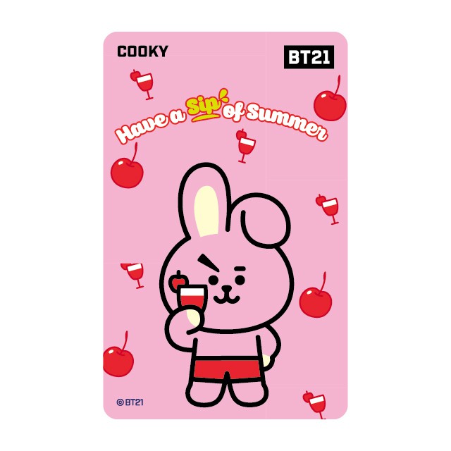 BT21《Summer Dolce-COOKY》一卡通