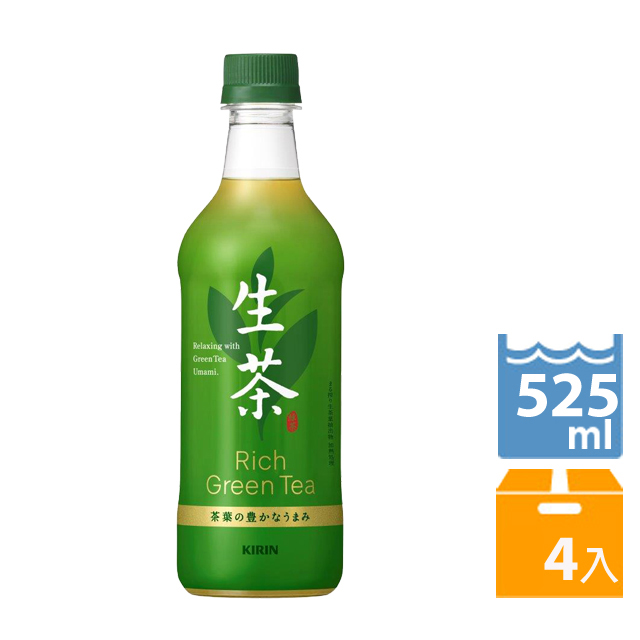 KIRIN–生茶 (525ML/瓶X4入)