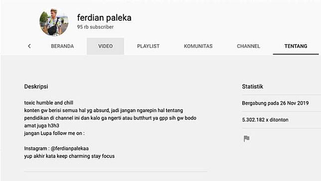 Ferdian Paleka Si YouTuber Konten Prank Waria