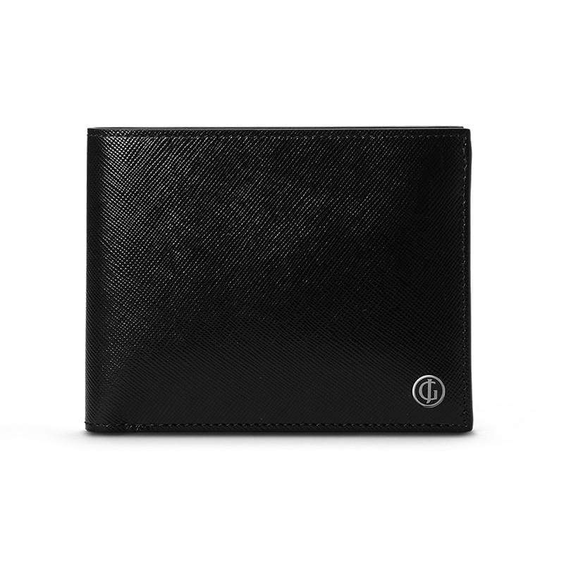 BUSINESS CLASS - 短皮夾 - 黑/紫