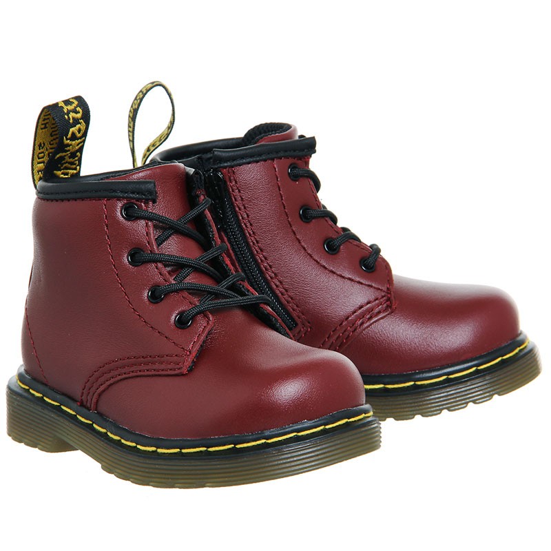 Dr.Martens BRUISER JUNIORS CAPPER BOOT 馬汀鞋 中筒靴 (CHERRY櫻桃紅)