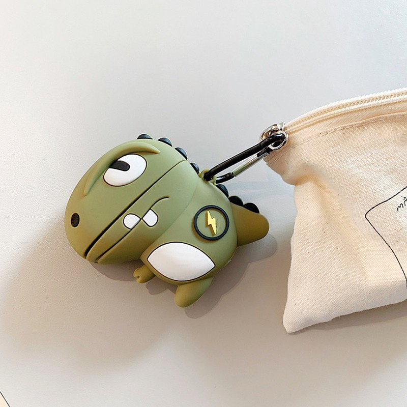 ♥ 由優質矽膠製成，保護您的AirPods ♥ 防塵蓋可保持充電端口清潔 ♥ 兼容Apple AirPods 1和2 ♥ 專為AirPods充電設計