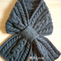 樂湛精品風麻花束口圍巾編織教學