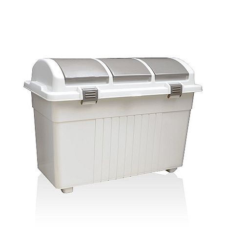 【this-this】 日本 eco container style 三分類 環保多功能收納垃圾桶 - 100L