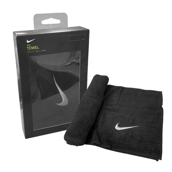 NIKE TOWEL 長版運動毛巾 100%棉 路跑毛巾 慢跑毛巾 游泳 馬拉松 盒裝 F6@(0010NS)Lucky Shop