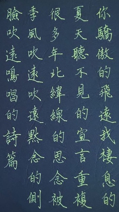 臺中-硬筆書法班+毛筆書法班（罐子老師）