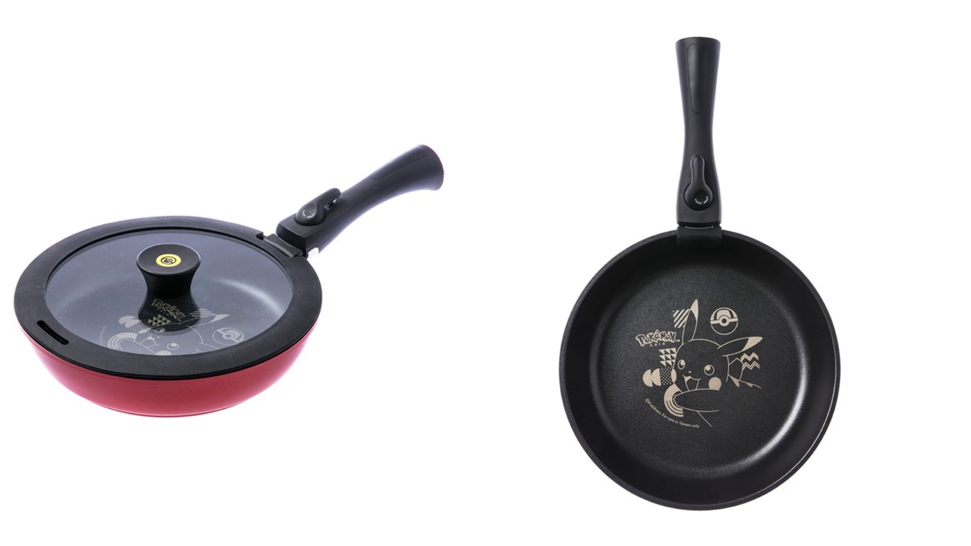 寶可夢可拆手柄不沾導磁煎鍋