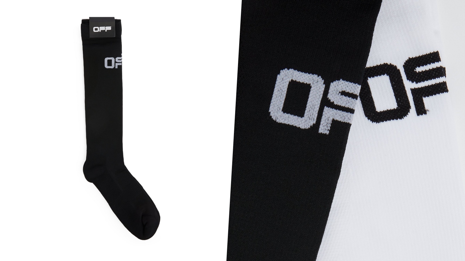 OFF-WHITE Logo Knee 襪子