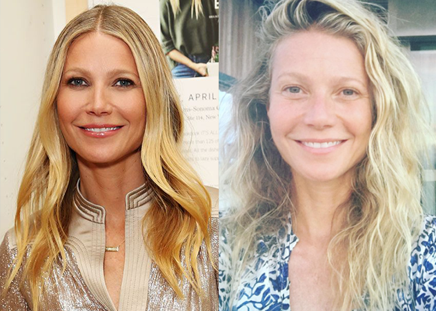 歐美名人妝前妝後