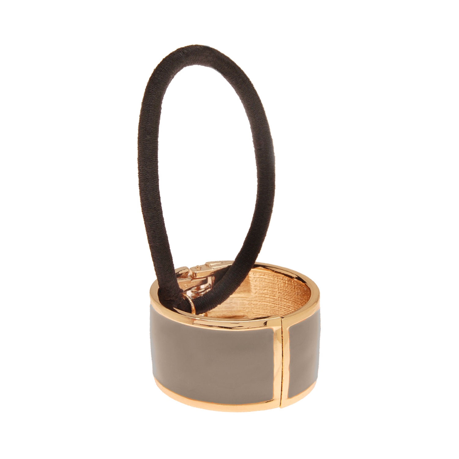 L. ERICKSON 琺瑯金屬髮圈〈奶茶色〉