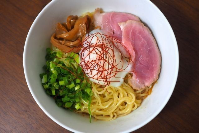 日本沒有湯的乾拉麵(油そば) Favyjapan