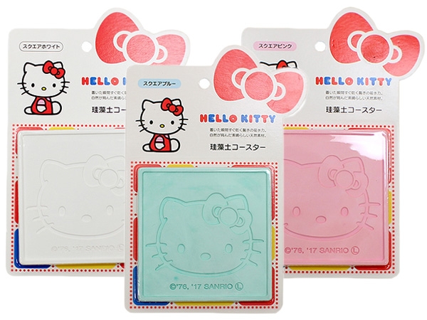 Hello Kitty~珪藻土杯墊(方形)1入~3色可選【D103784】，還有更多的日韓美妝、海外保養品、零食都在小三美日，現在購買立即出貨給您。
