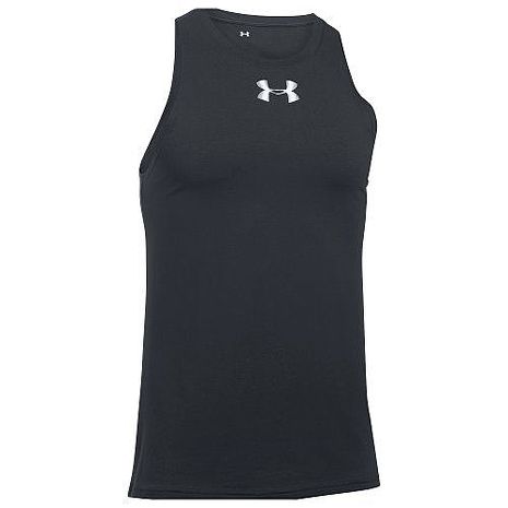 Under Armour 2018男貼身型Baseline黑色背心★預購XXXL