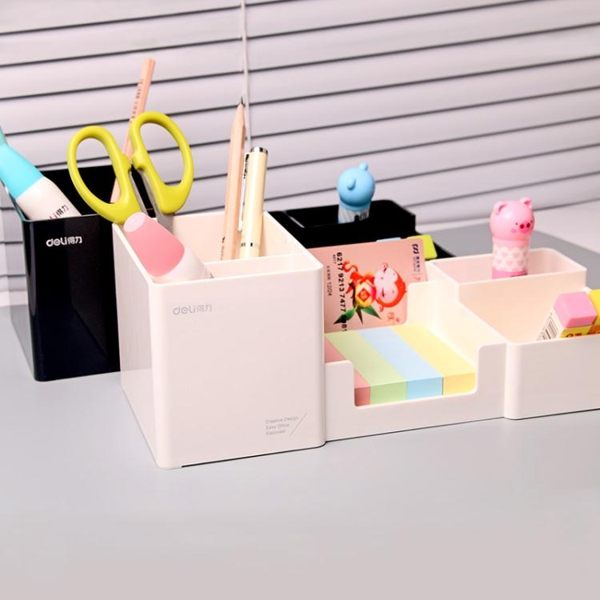 多功能筆筒創意時尚韓國小清新學生可愛文具收納盒桌面擺件【快速出貨】