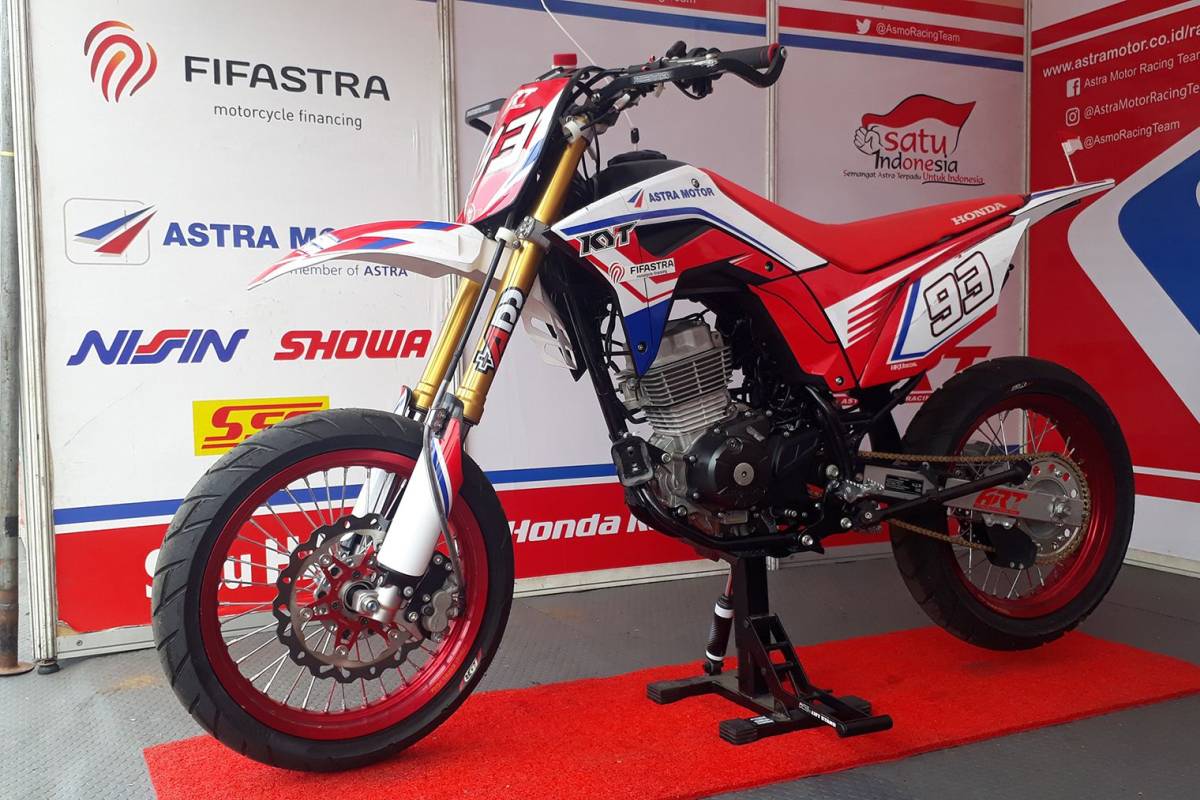 Intip Jeroan Honda CRF150L Supermoto ART Yogyakarta