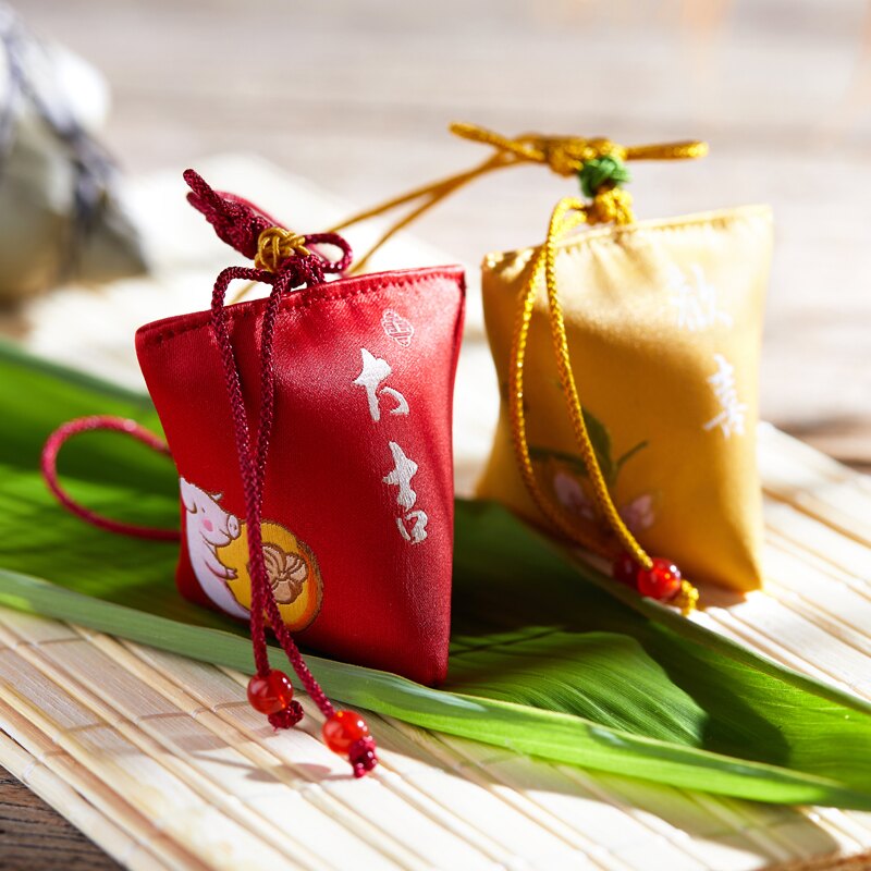 中式小粽子掛飾 艾草香囊掛件荷包箱包 端午節掛件 車掛吉祥平安