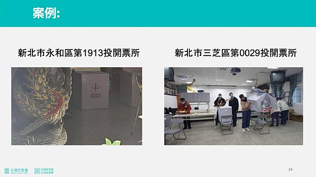 <span>在新北市永和區第1913投開票所，以及新北市三芝區第0029投開票所，票匭底部都沒有封條。<span style=